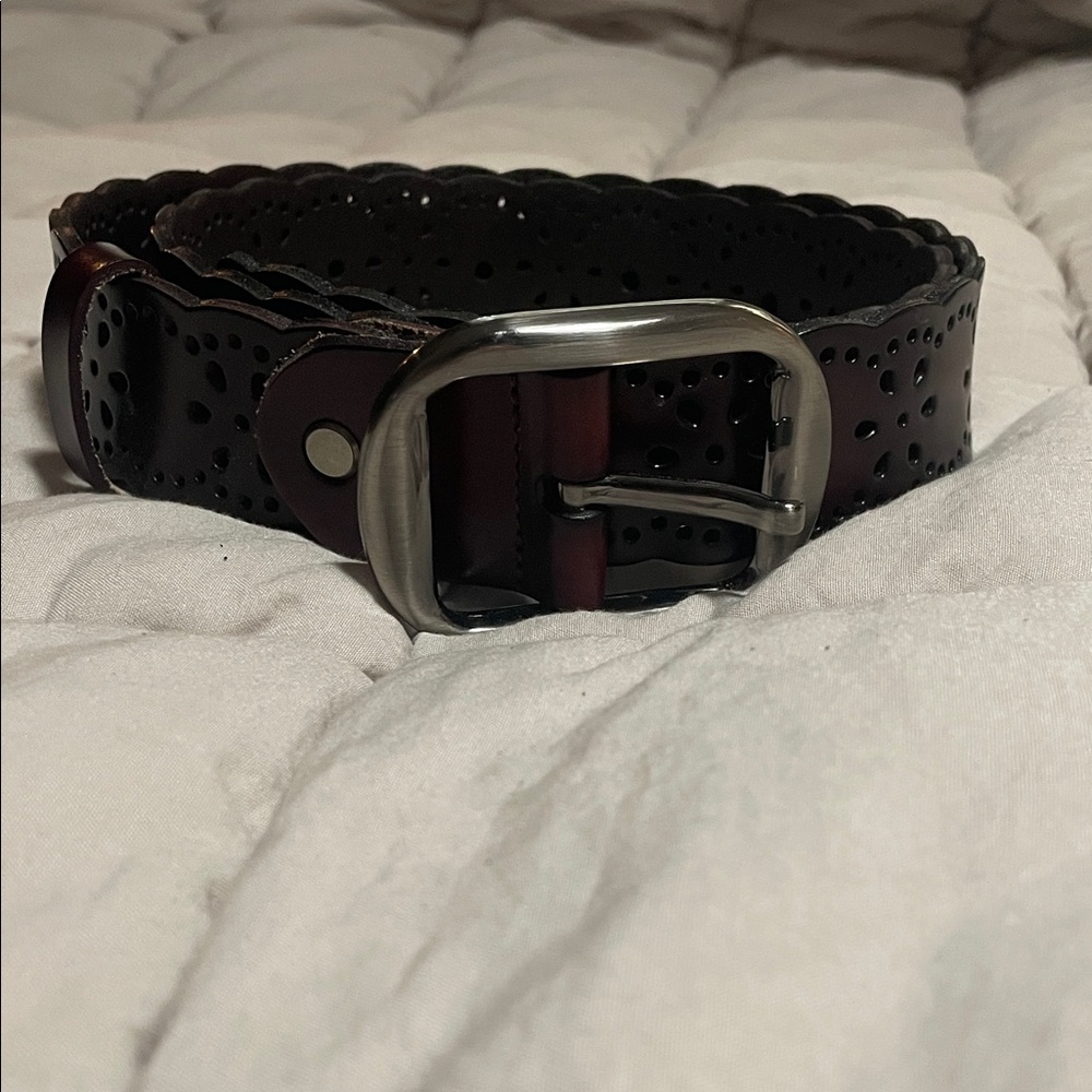 Women's Brown Leather Belt